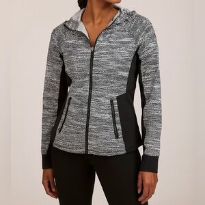 Marmot Women’s Zip-Up Hooded Jacket | Gray Black | Lightweight Activewear
